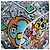 LOUIS VUITTON Borsa Keepall Bandoulière 50 Monogram Comics M21863 Auth LNZ784SM Bianco - vista 18