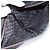 Borsa a vita GUCCI in nylon nero argento 28566 Auth 174041 - vista 18
