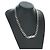 Collana in metallo corsivo Christian Dior Argento Auth LNZ749M - vista 16