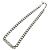 Collana in metallo corsivo Christian Dior Argento Auth LNZ749M - vista 2
