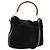 Bamboo Borsa a Spalla GUCCI in Camoscio Nero e Oro 01 1014 1577 Auth ti3727 D'oro