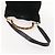 Bamboo Borsa a Spalla GUCCI in Camoscio Nero e Oro 01 1014 1577 Auth ti3727 D'oro - vista 7