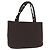 Borsa a mano Salvatore Ferragamo in nylon marrone Auth bs33877