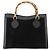 Bamboo Borsa a Mano in Bambù GUCCI Camoscio Nero Oro 002 123 0260 Auth ep13604 D'oro - vista 13