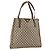 Gucci Borsa Tote GG Supreme in PVC beige 92 02 998 Auth 174552