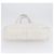 Borsa Tote CHANEL in Pelle Caviar Bianco Oro CC Auth bs33899 D'oro - vista 6