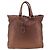 Borsa a mano in pelle PRADA 2 in 1 bronzo argento autentica bs33982 - vista 13