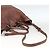 Borsa a mano in pelle PRADA 2 in 1 bronzo argento autentica bs33982 - vista 9