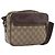 Borsa a Spalla GG Supreme in PVC Beige e Argento di GUCCI 114291 Auth ka3217