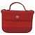 Valentino Bolso de Hombro de Cuero Rojo y Dorado Auth BA11281 Roja - vista 13