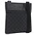 Borsa a Spalla GG Canvas Gucci Nera Argento 27639 Auth ARZ435 Nero