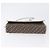 Borsa a spalla in tela Trotter Christian Dior con catena dorata Auth mr2183 - vista 5