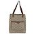 Borsa tote Gucci GG Supreme Web Sherry Line in PVC beige e oro 39 02 003 Auth 174491 - vista 13