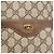 Borsa tote Gucci GG Supreme Web Sherry Line in PVC beige e oro 39 02 003 Auth 174491 - vista 17