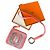 Hermès Square Pocket Tasche Rosa Leder Tigerprint Pink