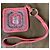 Hermès Square Pocket Tasche Rosa Leder Tigerprint Pink - Ansicht 2