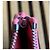 Hermès Square Pocket Tasche Rosa Leder Tigerprint Pink - Ansicht 6