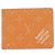 Slender Louis Vuitton Monogram Heritage Long Bill Wallet Caramel