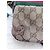 Gucci Monogram Beige Canvas Handtasche Braun Rot Grün - Ansicht 10