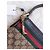 Gucci Monogram Beige Canvas Handtasche Braun Rot Grün - Ansicht 14