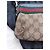Gucci Monogram Beige Canvas Handtasche Braun Rot Grün - Ansicht 9