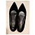 Autre Marque Schwarze Pumps mit goldenem Absatz - Ansicht 7