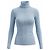 Leichtblauer Cashmere- und Seidenpullover mit Rollkragen von Gabriela Hearst