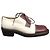 Derbies Sartore en cuir marron crème Taille 37
