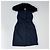 Chaleco acolchado Dries Van Noten con cuello de piel Negro Azul Azul marino - vista 2