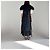 Chaleco acolchado Dries Van Noten con cuello de piel Negro Azul Azul marino - vista 8