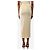 Autre Marque Falda midi crema con botones - talla UK 4 Crudo - vista 3