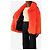Diane Von Furstenberg Oranger Kunstfellmantel - Größe XS - Ansicht 4