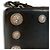 Borsa a spalla Versus Versace nera decorata con borchie a forma di testa di leone Nero - vista 3