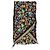 Louis Vuitton Sciarpa in seta nera con fiori Nero