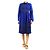 Altuzarra Royalblau gerafftes Midikleid - Größe UK 10