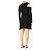 Courreges Abito mini nero off-shoulder - taglia UK 10 - vista 2