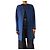 Jil Sander Blauer Kaschmirmantel - Größe UK 8