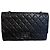 Borsa a mano Chanel 2.55 Reissue grande in pelle nera Nero
