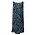 Forte Forte Blaue Samthose mit Leopardenmuster