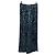 Forte Forte Blaue Samthose mit Leopardenmuster - Ansicht 2