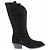 Etro Schwarze Wildleder-Stiefel - Ansicht 2