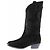 Etro Schwarze Wildleder-Stiefel - Ansicht 3