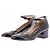 Gianvito Rossi Schwarze Pumps aus lackiertem Leder