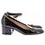 Gianvito Rossi Schwarze Pumps aus lackiertem Leder - Ansicht 2