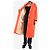 Golden Goose Blutorange einreihiger Kokonmantel - Größe UK 6 - Ansicht 4