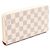 Cartera Zippy Louis Vuitton Damier Azur Larga Blanco Multicolor - vista 2