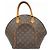 Borsa a mano Ellipse MM Monogramma Louis Vuitton Marrone
