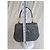 Mila Shön Vintage Mila Schön graue geprägte Leder-Handtasche - Ansicht 2