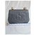 Mila Shön Vintage Mila Schön graue geprägte Leder-Handtasche - Ansicht 6