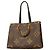 Borsa tote OnTheGo MM Monogram Giant Reverse di Louis Vuitton Marrone